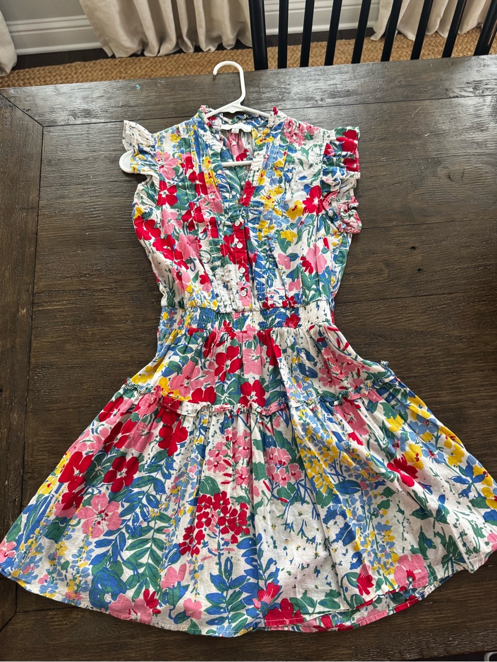 PINCH Floral Ruffle Mini Dress - Multicolor